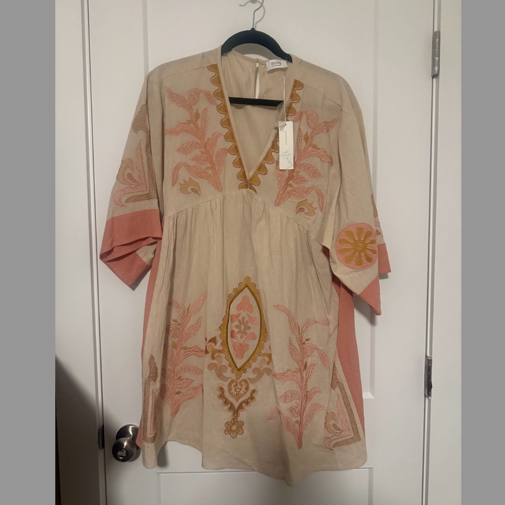 Embroidered BluIvy dress